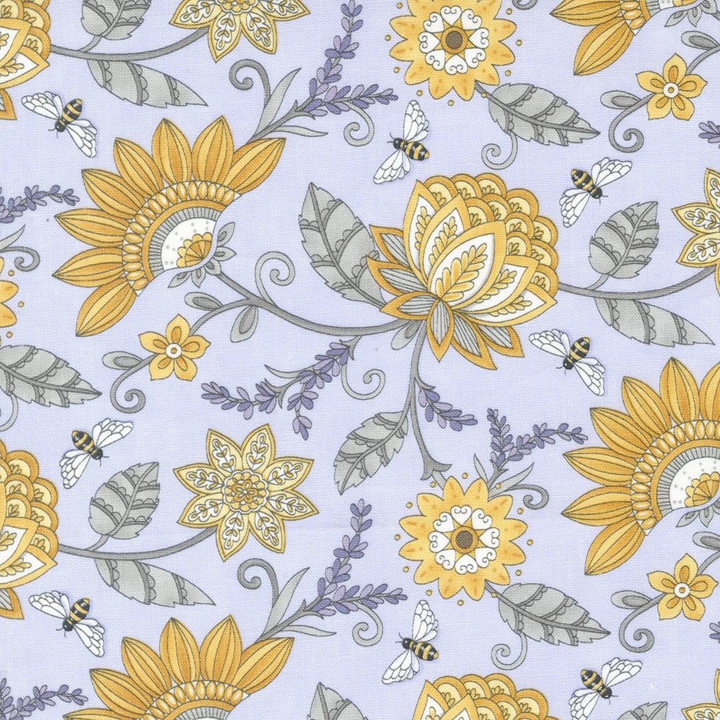 Honey and Lavender - 56080-18 - 100% Cotton Fabric from Moda Fabrics